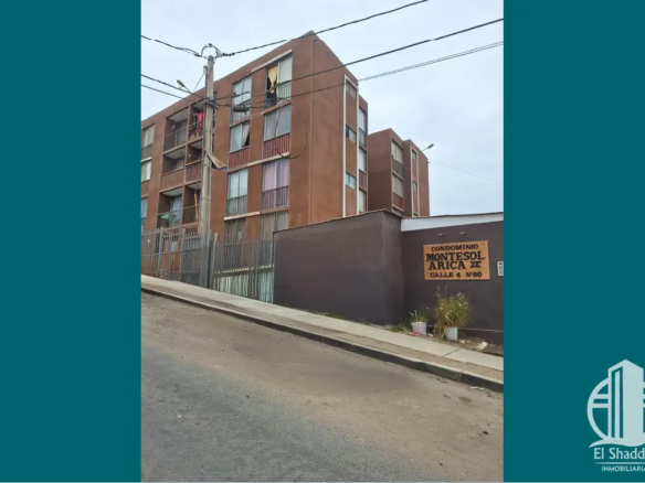 Departamento en venta, Condominio Montesol, Arica